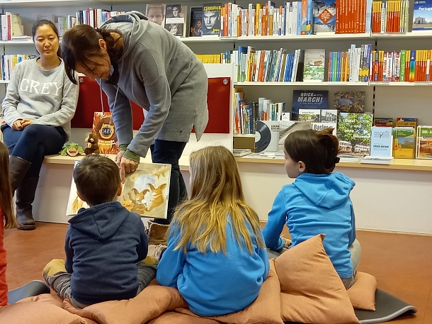 Vorlesezeit in der Buchhandlung